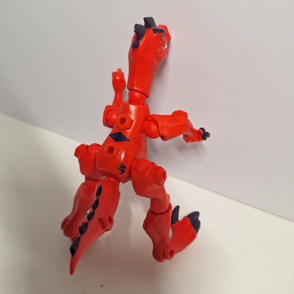 Jurassic World Hero Mashers Velociraptor Red & Black Dinosaur Hasbro Mix Match - Picture 4 of 7